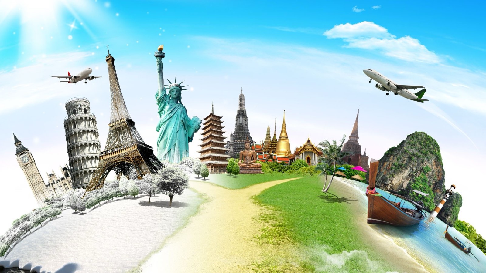 Students exploring study destinations around the world
